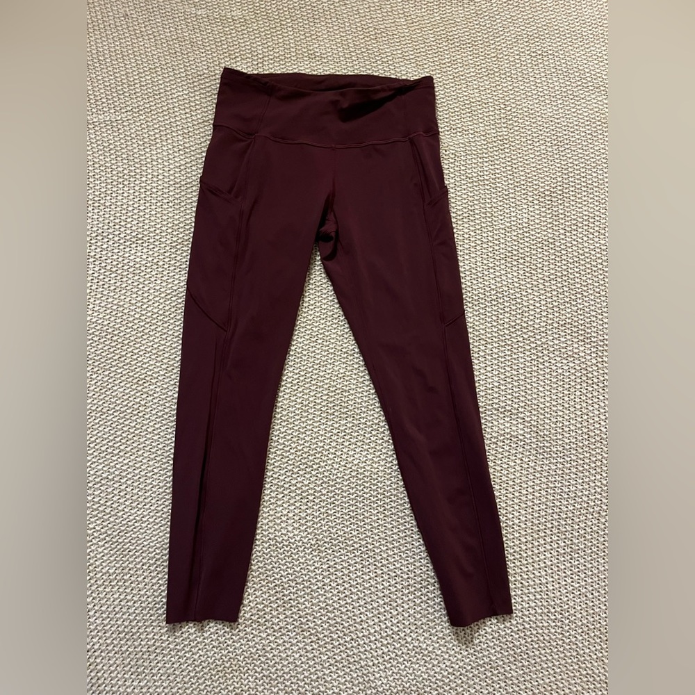 Lululemon Maroon Leggings